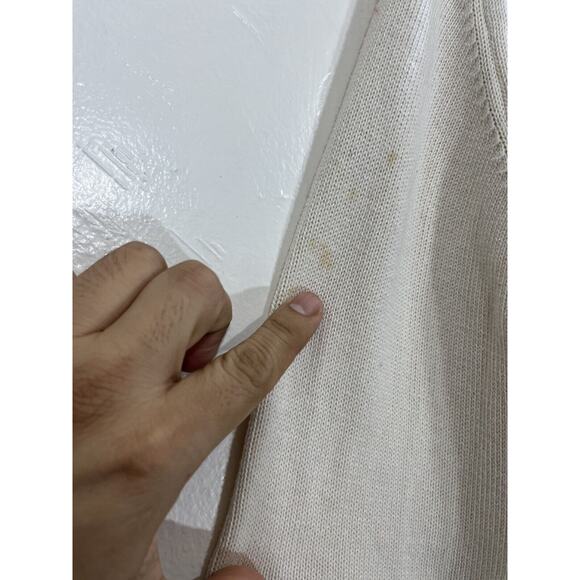 Vtg LL Bean Mens Knit Sweater LT USA Made Chunky 90s Jumper Grandpa Cabincore - Picture 4 of 16